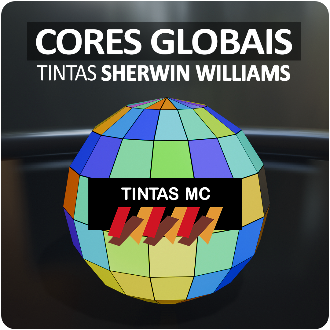 Cores Globais – Tintas Sherwin Williams - Casca de Pinus, Veludo Bege e Noite Sombria